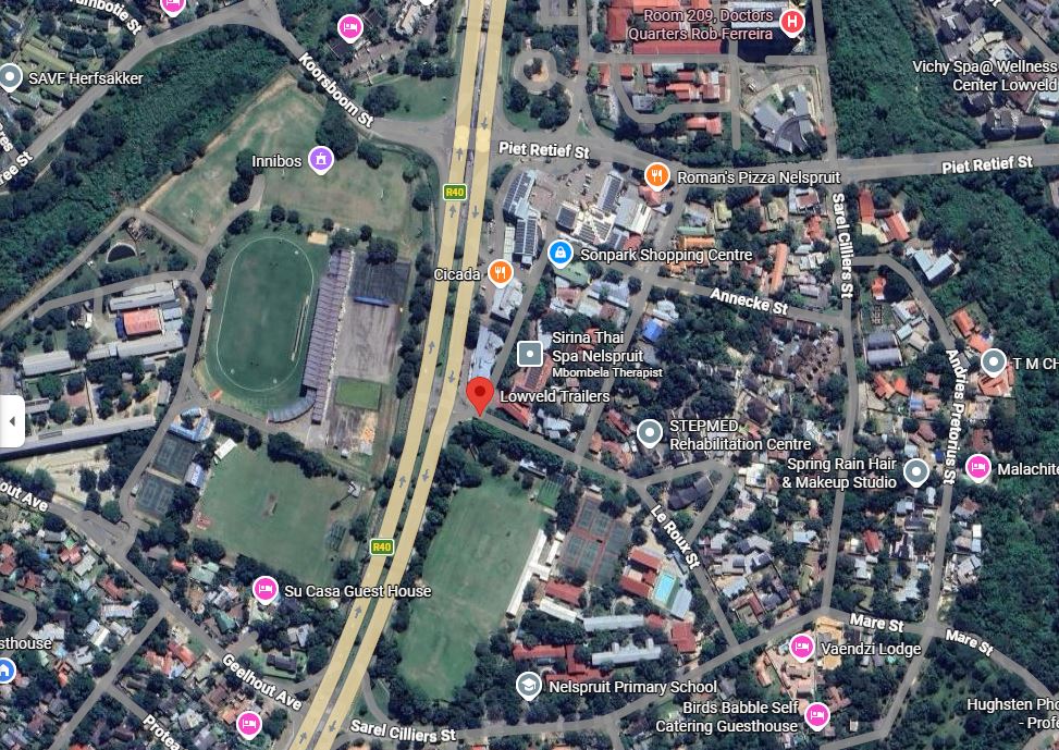 Lowveld Trailers Location Map